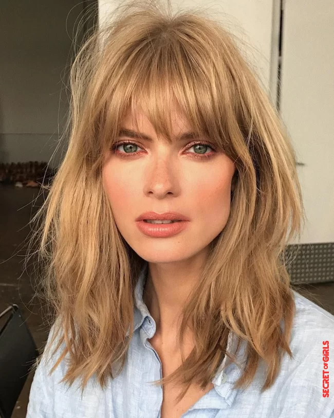 Seventies bangs | Fringe: Most Beautiful Haircuts To Adopt In 2023 According To Pinterest