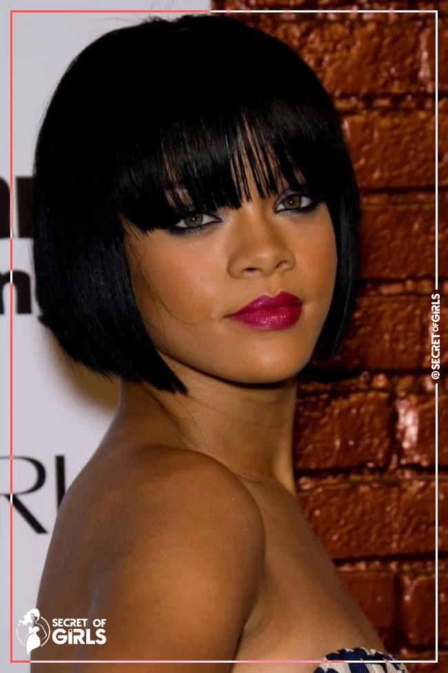 Short Bob With Bangs | 61 Top Hairstyles for Black Women (Trending for 2020)