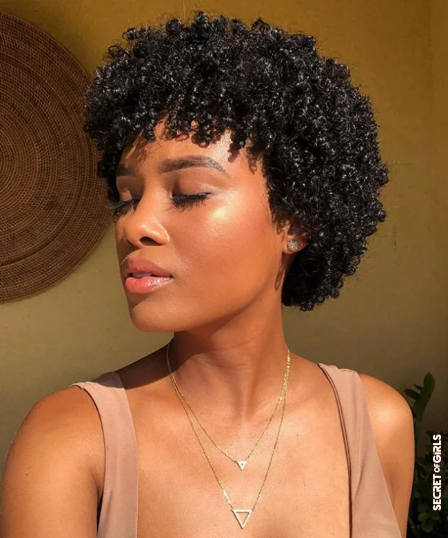 Afro cut | Thick And Voluminous Hair: 30 Short Cuts To Sublimate Them