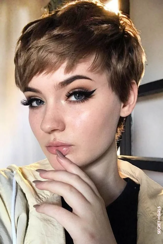 Pixie cut | Thick And Voluminous Hair: 30 Short Cuts To Sublimate Them