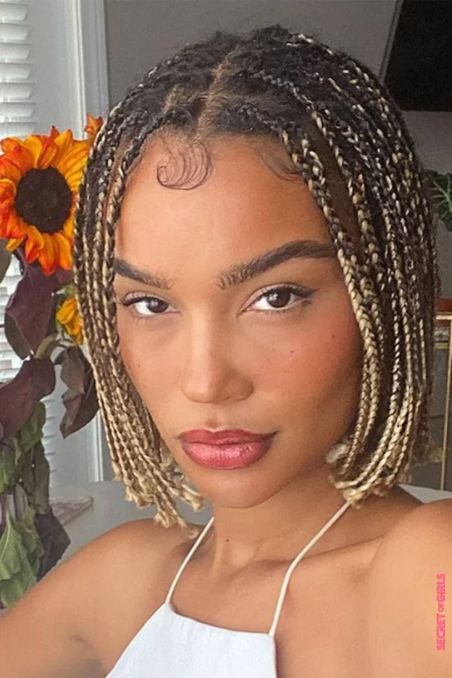 Braided bob | Hair Trend: The Hottest Hairstyles To Adopt To Clear The Back Of The Neck And Not To Die Hot This Summer!