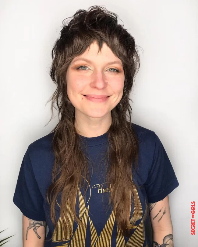Soft-Serve Mullet on long brown hair | Soft-Serve Mullet: What Is This Trendy New Haircut That All It Girls Are Going For!