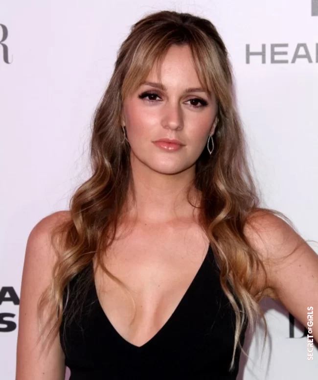 Leighton Meester: a subtle hair contouring | Hair coloring: Go for a hair contouring like the stars