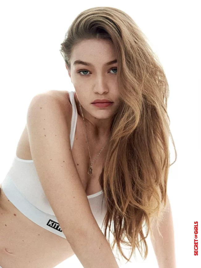 Gigi Hadid works the relief in the lengths | Hair coloring: Go for a hair contouring like the stars
