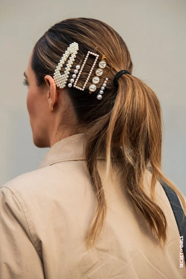 The stacking of strips | Valentine's Day hairstyle: Our Romantic, Chic And Easy Ideas