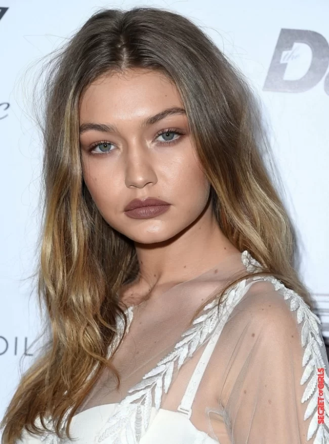 Like Gigi Hadid, opt for hair contouring | 30 hairstyles that slim the face