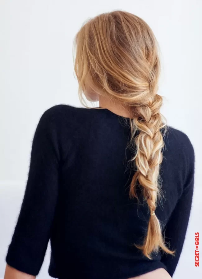 7. Boring was yesterday! The braided braid with a difference | 7 quick hairstyles: for lazy people and late risers