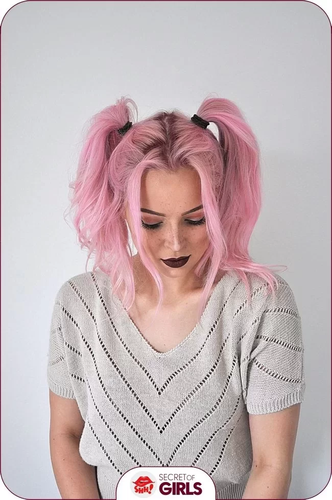 Quick And Easy Space Buns Hairstyle Tutorial