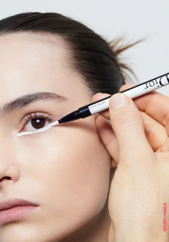 1. The essentials | Haute Couture Makeup: White Eyeliner Makes A Statement In 2022 At Christian Dior
