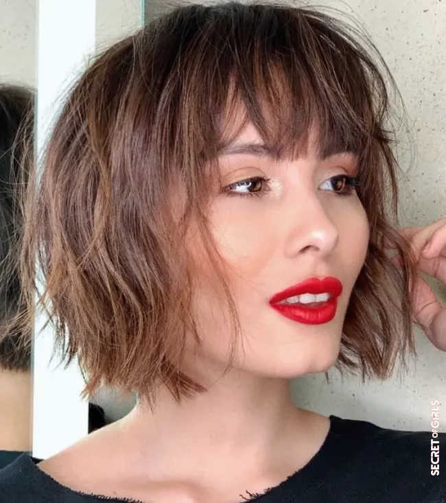 Wispy Bangs: Pony hairstyle looks so chic! | Wispy Bangs are Perfect Bangs That Everyone is Crazy About!