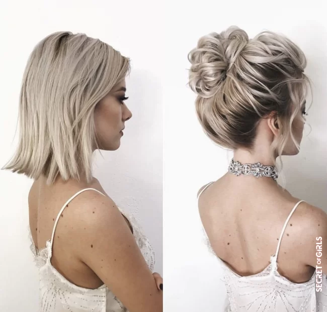 Ideal hairstyle for short hair for a wedding | Wedding Hairstyle: How To Hair To Say Yes When You Have Short Hair?