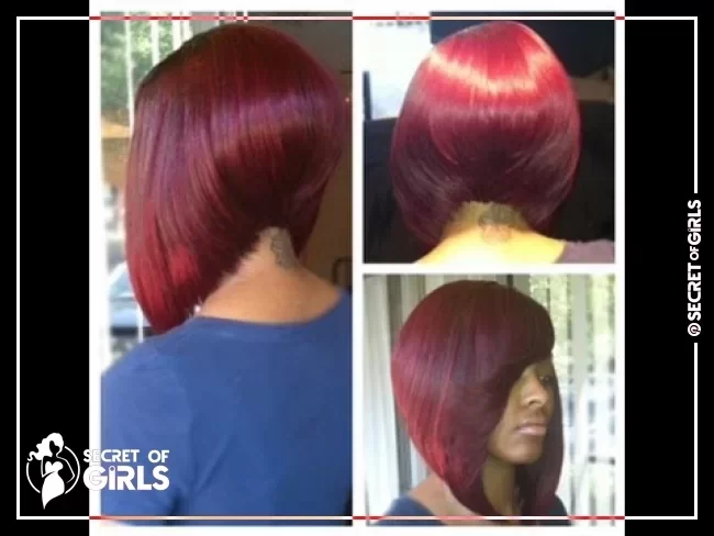 6. Angled Bob | 75 Sew In Bob Hairstyles To Give You New Looks