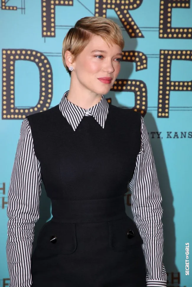 L&eacute;a Seydoux | 20 Celebrity Hairstyles That Have Marked The Year 2023