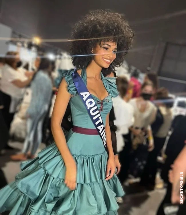 Ambre Andrieu (Miss Aquitaine 2021) | 20 Celebrity Hairstyles That Have Marked The Year 2021
