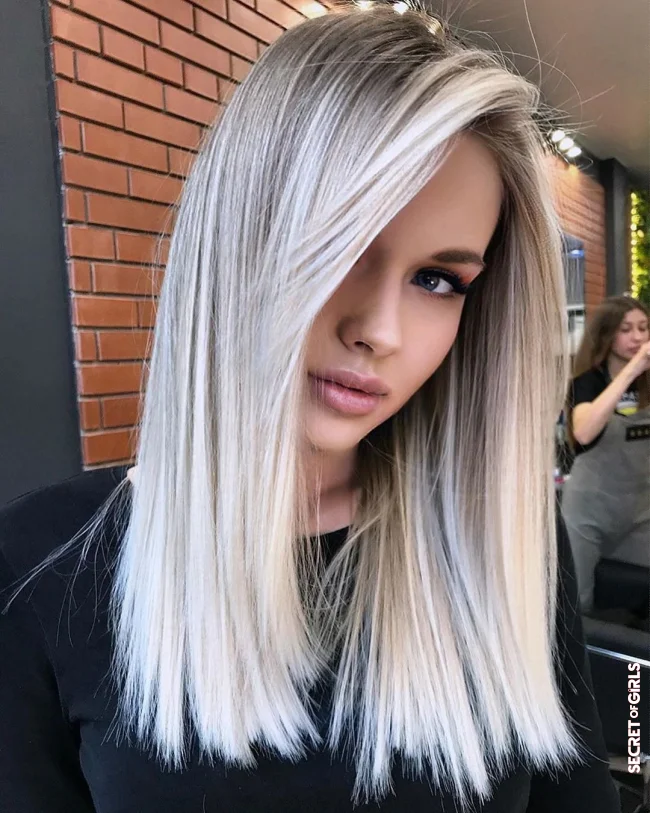 Platinum blonde | Trendy Hair Colors 2022: Cutting Edge According To Pinterest