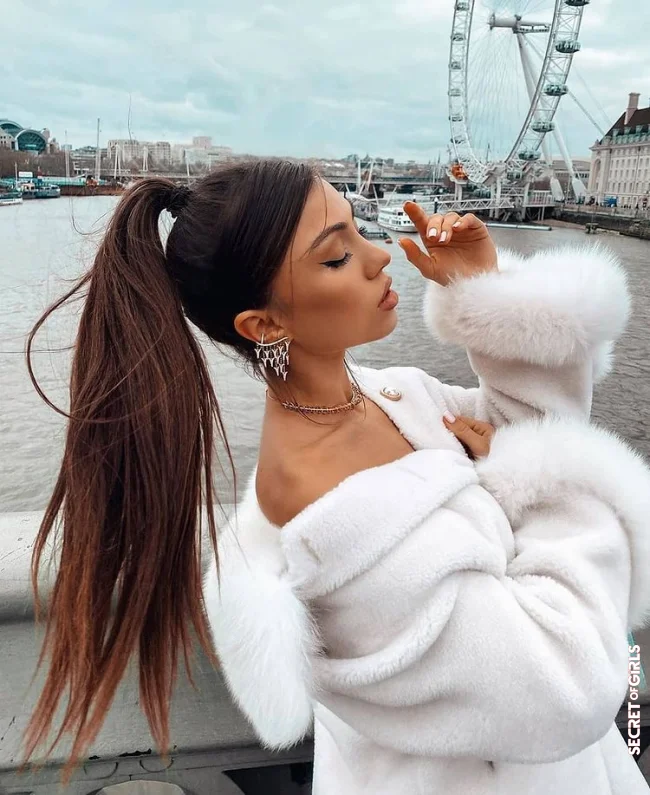 High ponytail | Long Hairstyles: 20 Beautiful Styles For Spring 2022!