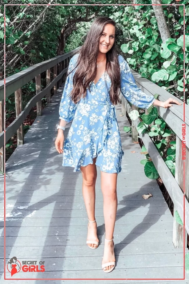 Floral in This Together Dusty Blue Floral Print Wrap Dress | Perfect Summer Outfits for The Beach | Cutest Sun Dresses for This Summer