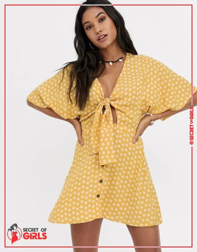 Rip Curl Coastal Tides Tie Up Beach Midi Dress in Yellow | Perfect Summer Outfits for The Beach | Cutest Sun Dresses for This Summer