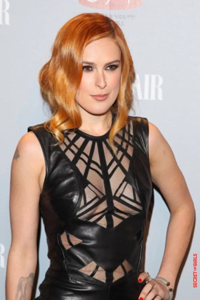 Rumer Willis' blond redhead | Fall for the "copper hair", the new trendy hair color this winter