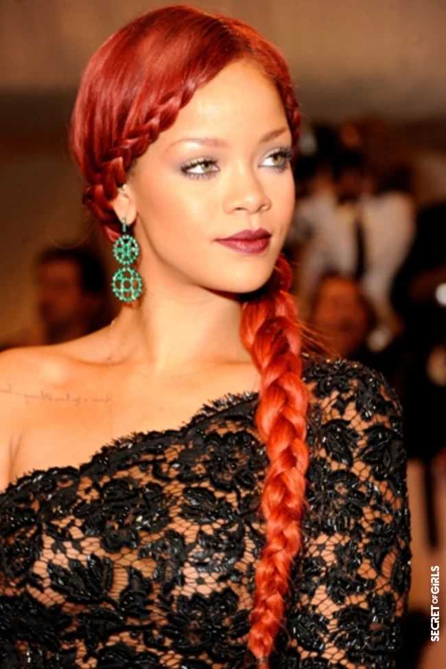 Red hair like Rihanna | Fall for the "copper hair", the new trendy hair color this winter