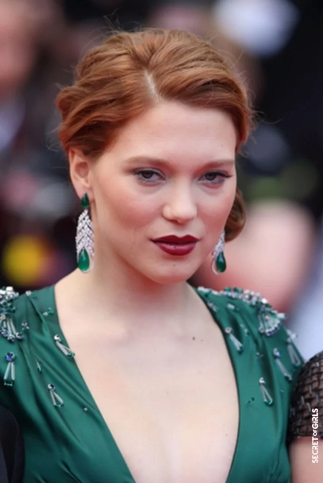 L&eacute;a Seydoux's red melee | Fall for the "copper hair", the new trendy hair color this winter