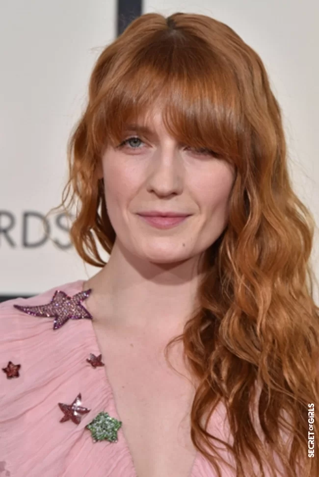 Florence Welch's red ash | Fall for the "copper hair", the new trendy hair color this winter