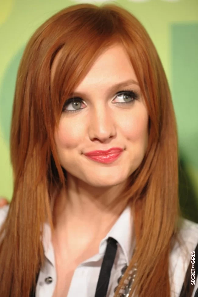 Carrot red by Ashlee Simpson-Wentz | Fall for the "copper hair", the new trendy hair color this winter