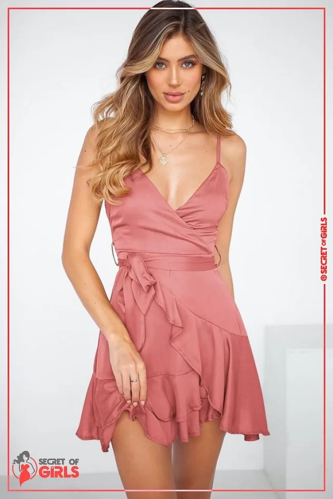 Blush Satin Mini Dress | 30 Cute Summer Outfits For Women And Teen Girls