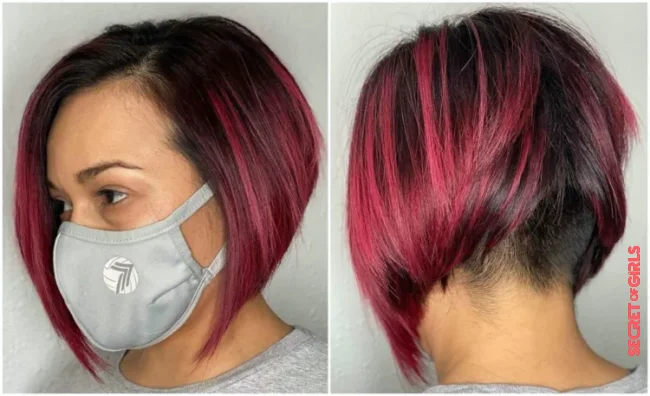Undercut Bob with a shaved nape | Bob With A Short Neck: 5 Ways To Wear The Trend Hairstyle 2023!