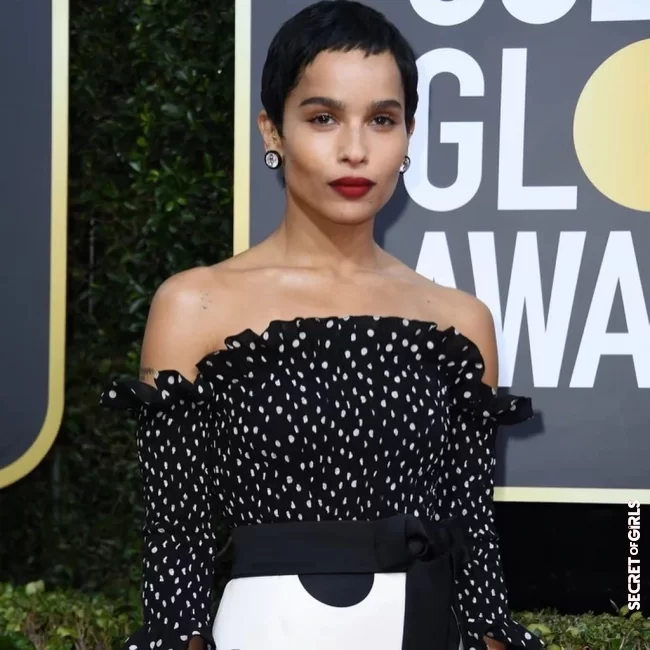 The soft pixie cut looks incredibly good on Zo&euml; Kravitz | Hairstyle Trend: These 3 short haircuts are perfect for thin hair