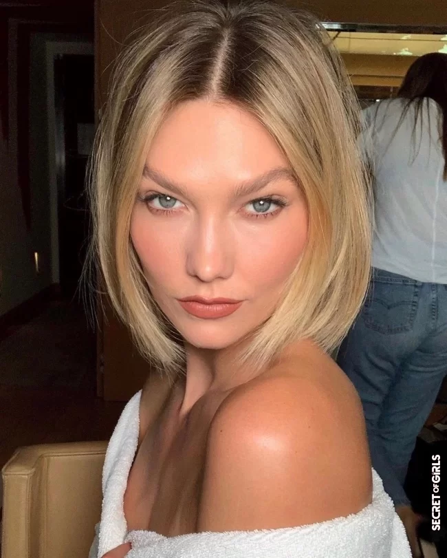 Model Karlie Kloss wears the sliced bob | Hairstyle Trend: These 3 short haircuts are perfect for thin hair