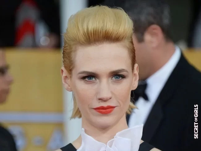 January Jones - Right on top | Hairstyles for re-styling