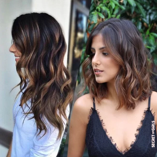 How to style your hair with a chocolate balayage? | Chocolate Balayage: These nuances that make us melt!