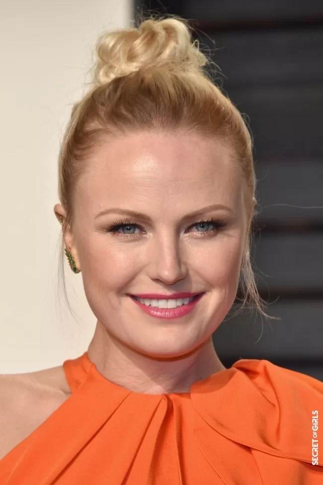 Malin Akerman | The most beautiful celebrity hairstyles to adopt for round faces