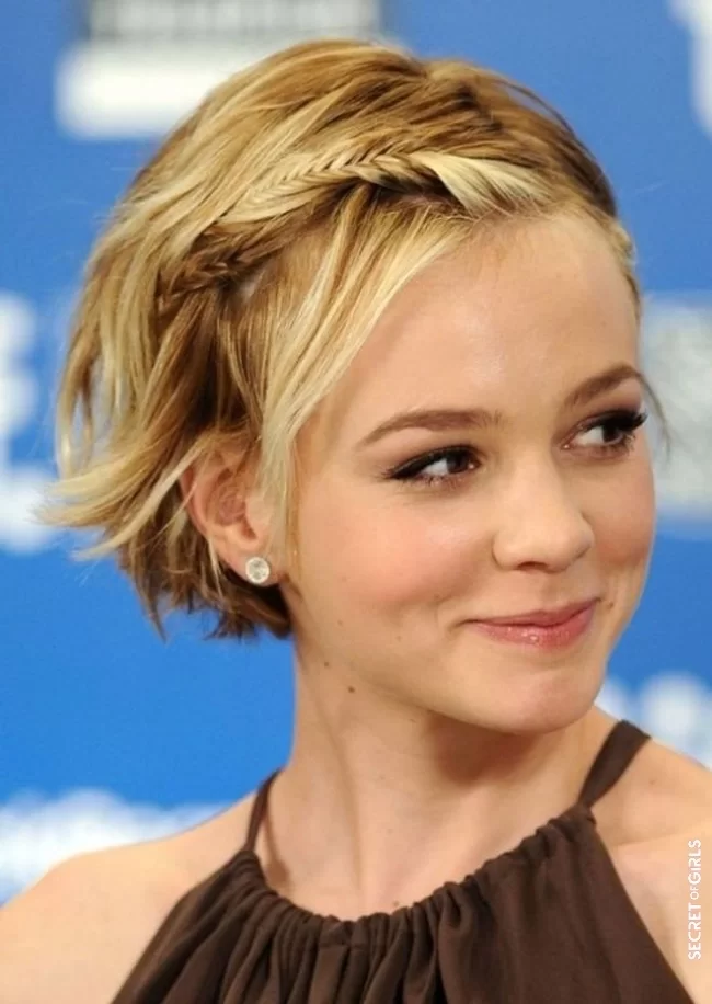 Carey Mulligan | The most beautiful celebrity hairstyles to adopt for round faces