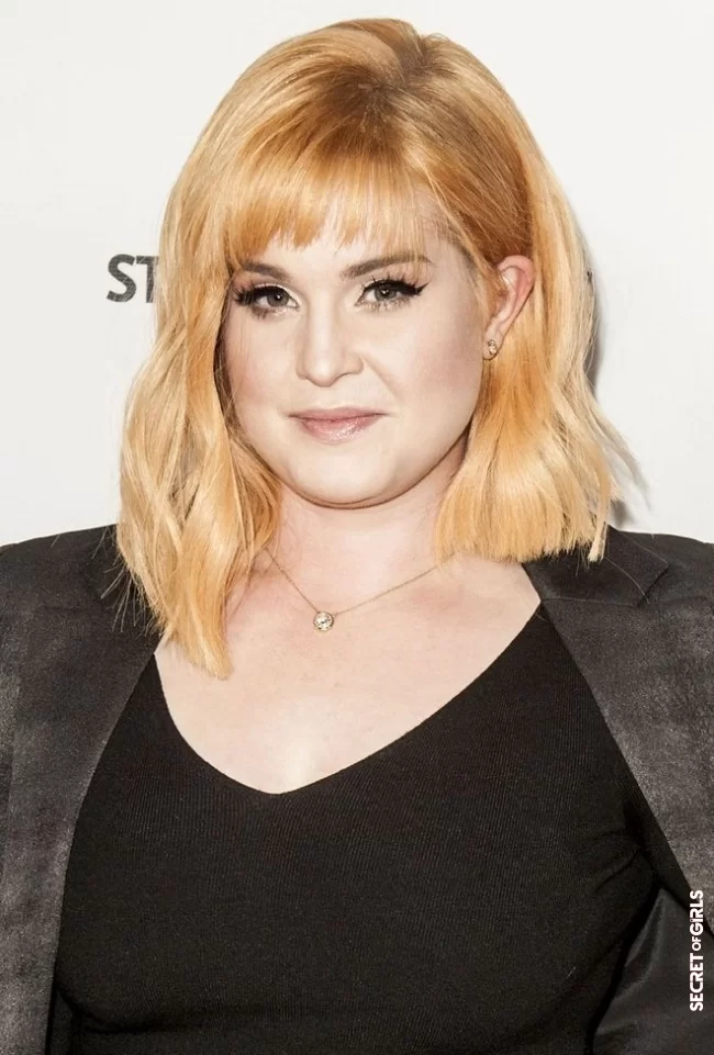 Kelly Osbourne | The most beautiful celebrity hairstyles to adopt for round faces