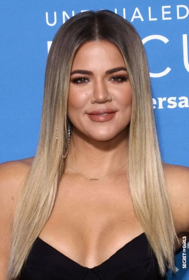 Khloe Kardashian | The most beautiful celebrity hairstyles to adopt for round faces