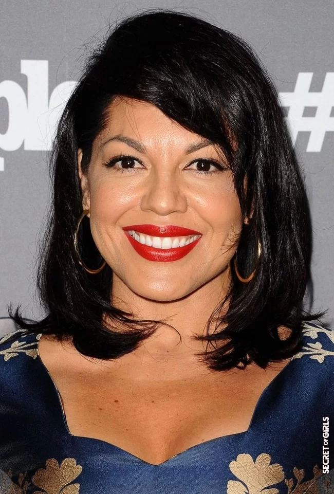 Sara Ramirez | The most beautiful celebrity hairstyles to adopt for round faces