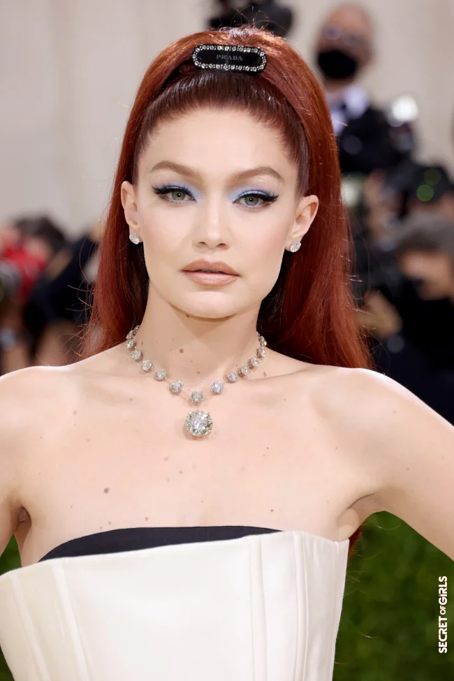 Gigi Hadid Surprises With Red Hair At The Met Gala 2021 - The Hairstyle Of The Evening