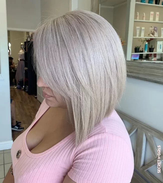 Ice blonde bob: Stylish short hairstyles for women over 50 | Smart Short Hairstyles for Women Over 50 That will Contribute to A Fresh & Modern Look!