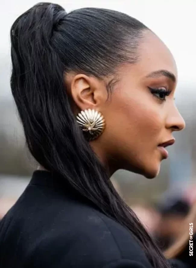 High ponytail | Oily Hair: These Hairstyles That Will Stylishly Camouflage Our Shiny Roots...