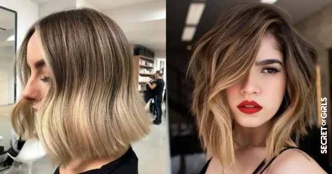 The interplay of bob and balayage is so beautiful! | Bob Balayage 2022: Special Hair Trend That Combines Two Favorites And Lets The Hair Shine