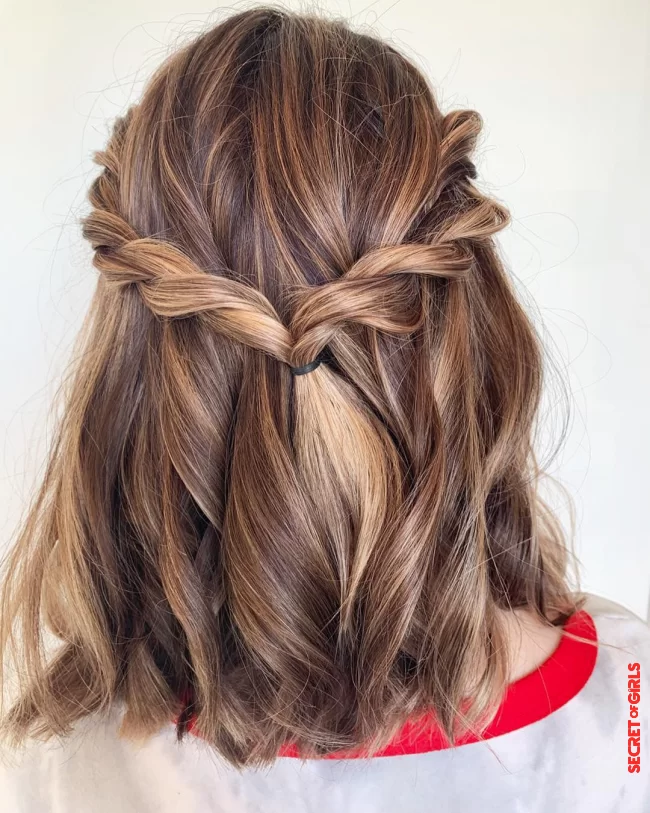 Wedding hairstyle: two twists together | Wedding Hairstyles: All These Bohemian Braid Ideas Spotted On Pinterest