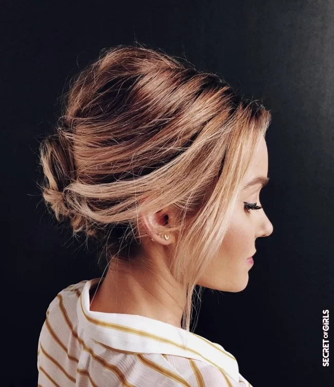 5. Romantic updo | Long bob: Most beautiful hairstyles for the trending haircut