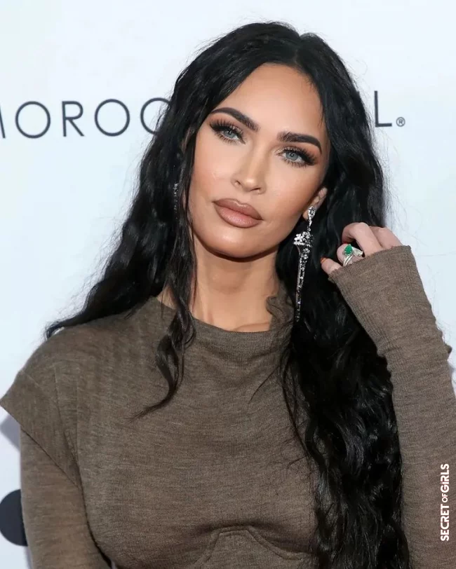 Megan Fox wears beach waves with a special twist | Megan Fox wears Braided Beach Waves, making it the Boho Hairstyle for Spring
