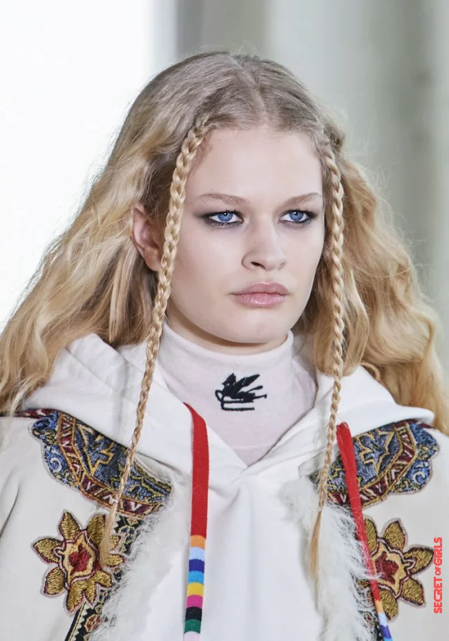 2. Baby braids | Long Hair Is More Exciting Than Ever In Autumn 2021 - Thanks To These Three Hairstyle Trends