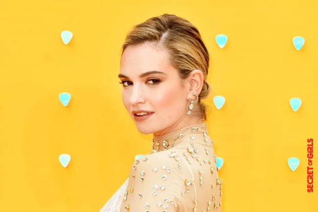 Lily James Has A New Hair Color and It's Perfect Mix of Brown and Black