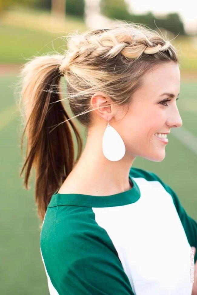 The braided version | 7 most beautiful sports hairstyles for a perfect hold