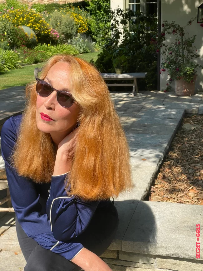 Tangerine hairstyle trend: This is how you create the Jerry Hall hair color trend at home | Jerry Hall Trades Her Blonde Hair For This Trend Color