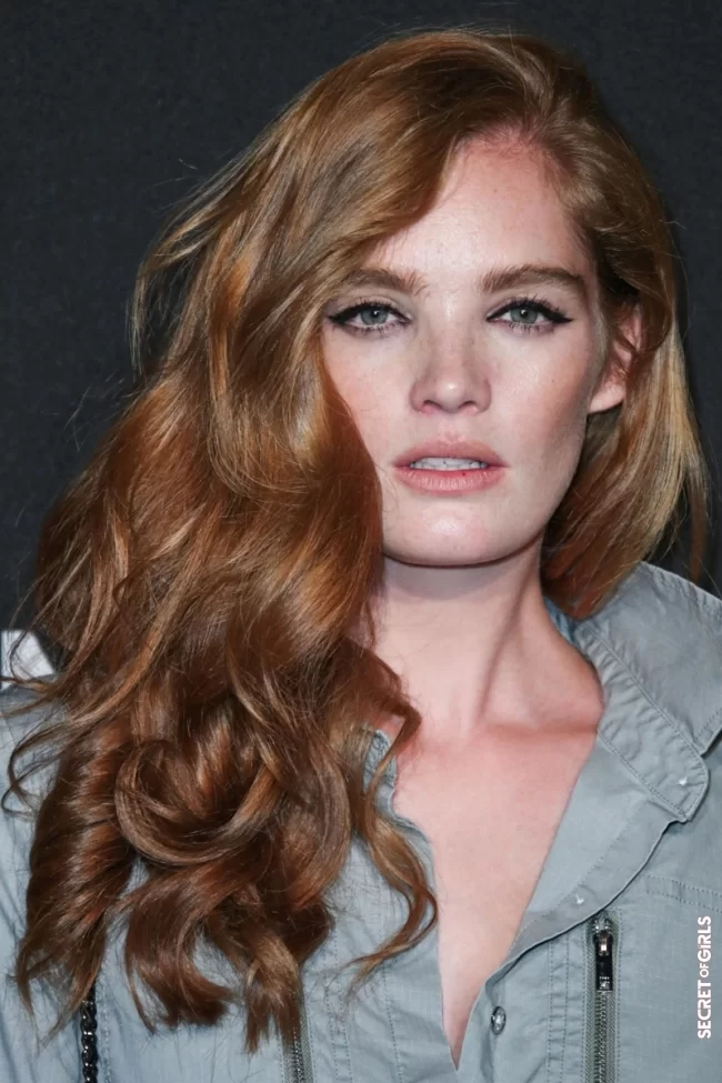 Alexina Graham's bright red | Like Audrey Fleurot, 30 ways to have red hair in 2021